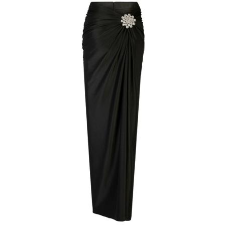 Paco Rabanne Maxi Skirts svart, Dam, Dam, Storlek: S
