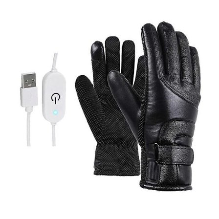 Vinter Motorsykkelhansker 4G USB Varme Kontroll Termisk
