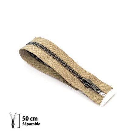 Dragkedja Z19 - mässing Separabel 6mm - 50 cm - 7119945050