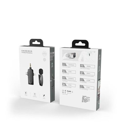 Dsong trådløst mikrofonsystem - 1 sender med 3-i-1 mottaker