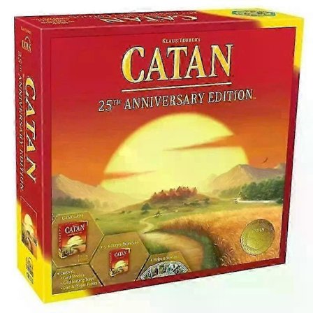 2025 Engelsk version Catan brädspel pussel fritidsleksak spelkort 25-årsjubileumsutgåva spel 2-8 personer festkortspel Gåvor-Perfekt