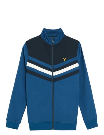 Lyle & Scott Colour Block Track Jacket - Blue - 15-16