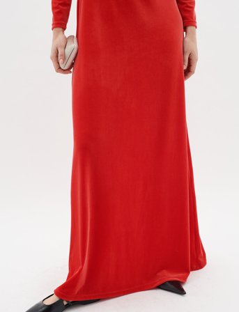 InWear Brendaiw Long Dress - Red - XS