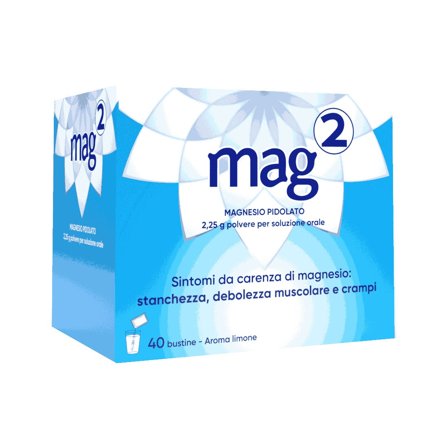 Mag2 Magnesio Pidolato per Stanchezza e Debolezza Muscolare 40