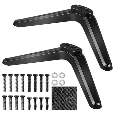 2 st TV-fästen TV-monteringsfästen Bordsställ för TV med skruvar