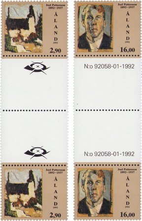 Åland - MICHEL 61-62 - Postfrisk gutterpairs