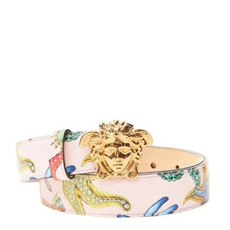 Versace Pre-owned, Pre-owned Leather belts Roze, Dames, Maat:ONE Size