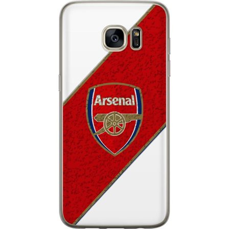 Kompatibelt Mobilskal till Samsung Samsung Galaxy S7 edge Moschino Toy teddybjörn med enkel tecknad design, brun björn med vit tröja och tydlig log