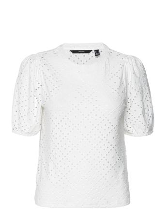 Vmtassa 2/4 Top Jrs White Vero Moda