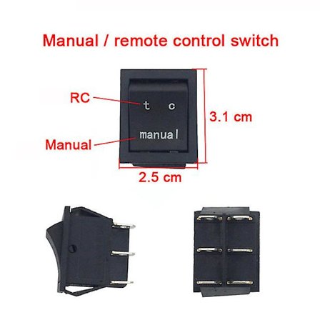 Elektriske biler for barn Elektrisk bilbryter Lekebil Elektrisk motorsykkelbryter Fjernstyrt bilbryter Motorsykkeltilbehør
