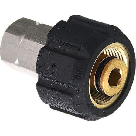 Työkalu Päivittäinen Painepesuri Adapteri, M22 Naaras 3/8 Tuuman Naaras NPT Liitäntä, 5000 Psiblack1pcs