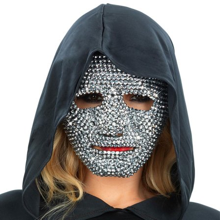 Robotmaske med Strass