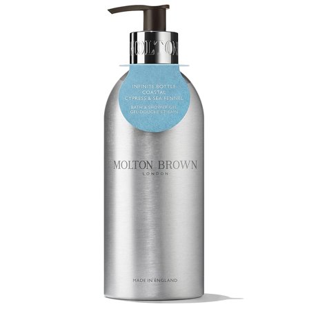 Molton Brown Infinite Bottle Coastal Cypress & Sea Fennel Bath & Shower Gel 400 ml, Skincare, Kropspleje, Bodyshampoo