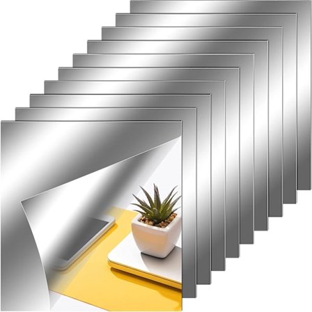 Fleksibel speilplater selvklebende speilfliser uten glass