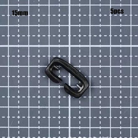 5 stk Molle Webbing Spenne Belte endeklemme 15MM