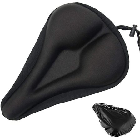 Gel sykkelsetetrekk - Komfortabel og ergonomisk - Enkel å ta på - Sklisikker og stabil setetrekk - Bonus: Vanntett trekk
