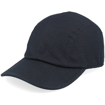 J.Lindeberg - Sort unconstructed Kasket - Lyde Black Dad Cap @ Hatstore