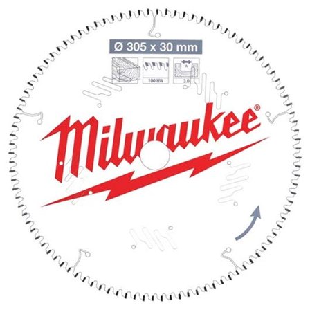 Milwaukee CSB MS W Sågklinga 305x3x30 mm, 100T, Såga
