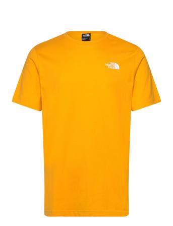 M S/S Redbox Tee Sport T-shirts Short-sleeved Yellow The North Face