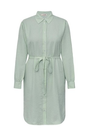 Sonja Shirt Dress White/Green 38
