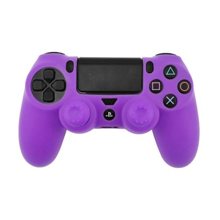 DATA FROG Silikonskydd Sony PlayStation 4 Pro / PS4 Slim / Playstation 4 Gamepad Skyddsfodral - Lila