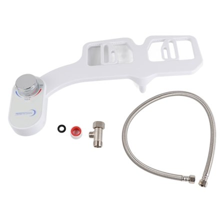 Enkel kallvatten enkel spray icke-elektrisk hygienisk bidé vatten tvätt toalettfäste (Asien Australien Storbritannien 1/2 tum)