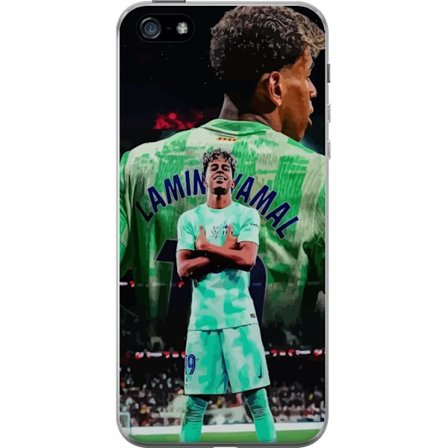 Kompatibelt Mobilskal till Apple Apple iPhone 5 Yamal Barcelona fotbollströja junior stjärna