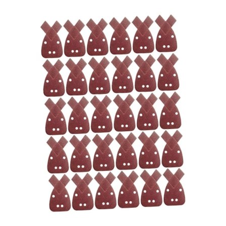 30 stk. museslipeputer, robuste, tilbehør, lett å bruke reservedeler, multifunksjonelt musepapir for trekantede skiver