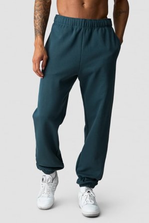 ICANIWILL - Everyday Sweatpants Men Dark Dusty Teal- Broek - Heren - sportkleding van ICIW