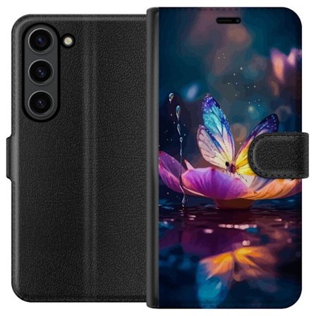 Kompatibelt Plånboksfodral till Samsung Samsung Galaxy S24 Fjäril