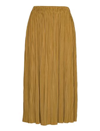 Uma Skirt 10167 Knælang Nederdel Brun Samsøe Samsøe