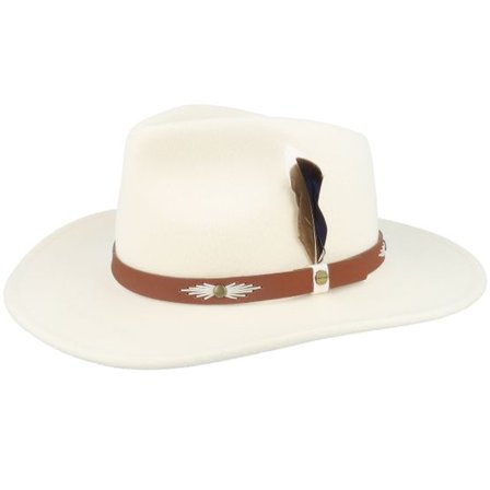 Stetson - Vit western Hatt - Woolfelt Wool White Western @ Hatstore