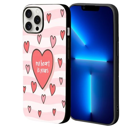 Interessant iPhone 16 TPU-etui, iPhone 15 Pro beskyttelsesetui til 17 16 15 14 13 XR X 8 12 11 PRO Max 7 XS 6 Plus Valentinsdag-etuier