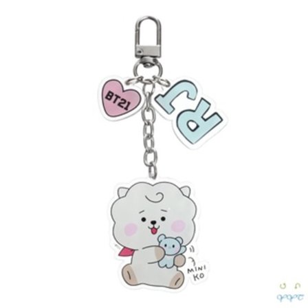 Discareful CHIMMY BTS Akryylinen Avaimenperä Riippuva Laukku BT21 Uudet Tarvikkeet TATA COOKY RJ - Suoramyynti{DSC}_max
