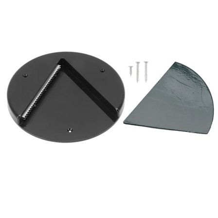 Under Skap Krukkeåpner Enhånds Flaskeåpner for Eldre med Artritt Plassbesparende Design Svart