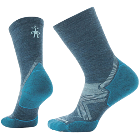 Smartwool W Run Cold Weather Targeted Crew Socks Twilight Blue