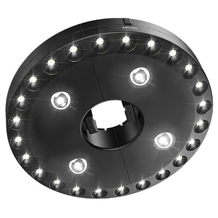 Parasollys-Nattlys med 3 Moduser og 28 LED-Lys