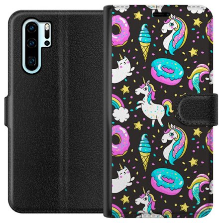 Kompatibelt Plånboksfodral till Huawei Huawei P30 Pro Unicorn