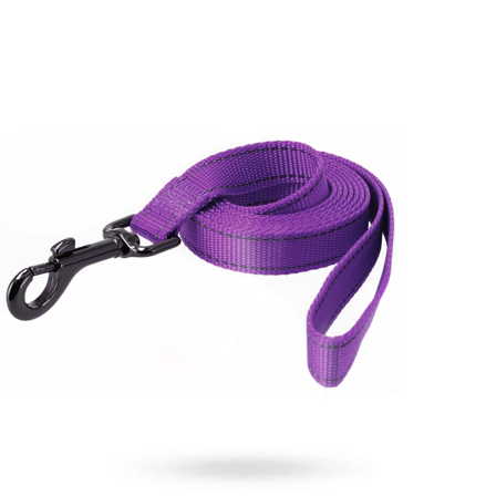 Dogman Nylonkoppel Iris - Lila - Hundkoppel- För stora hundar