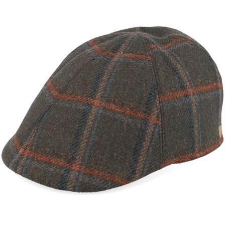 Mayser - Zelená flatcap Kšiltovka - Paddy Casual Green Flat Cap @ Hatstore