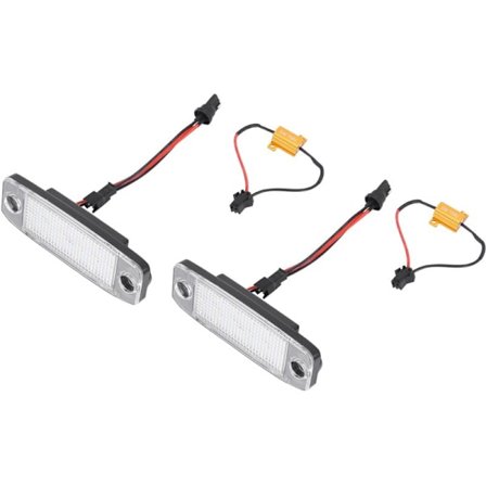 Hvite LED-skiltlys for