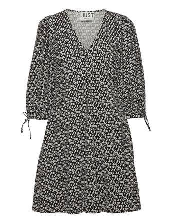 Love Dress Polvipituinen Mekko Musta Just Female