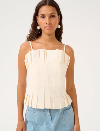 Karen By Simonsen Kbvilje Top - Cream - 42