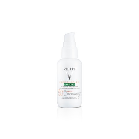 VICHY Capital Soleil UV-Clear Fluido Anti-Imperfezioni SPF50+ 40ml - Crema viso giorno antimperfezioni