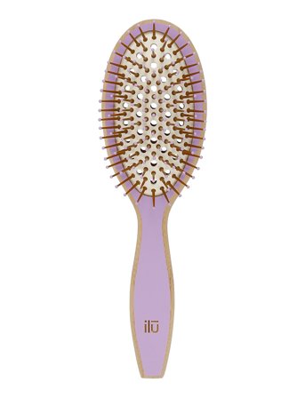 ILU Ilu Brush Bamboom Oval Medium - Nude - ONE SIZE