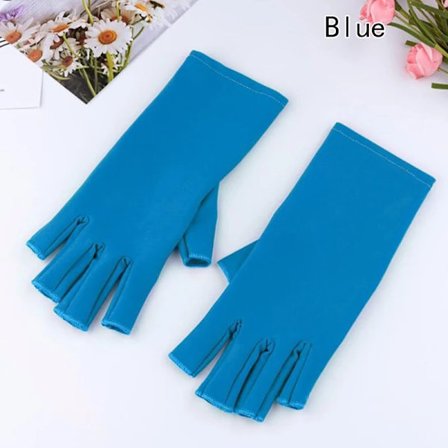 Hot! Neglehandsker UV-beskyttelseshandsker UV-beskyttelseshandsker Neglekunst Gel UV LED-lampe