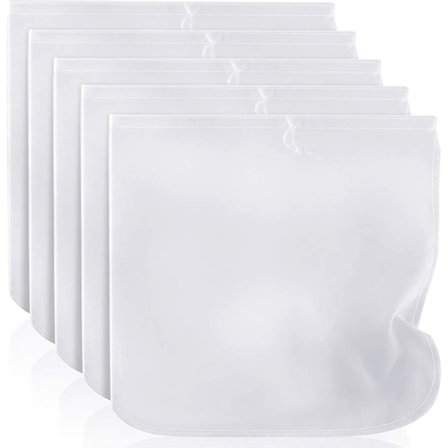 Nøttemelkposer, Nøttemelkposer Passerende Kluter Gjenbrukbare, Nylon Material Osteklut, Osteklut For Filtrering Av Nøttemelk, Kaffe, 160 Mesh, 25*30cm