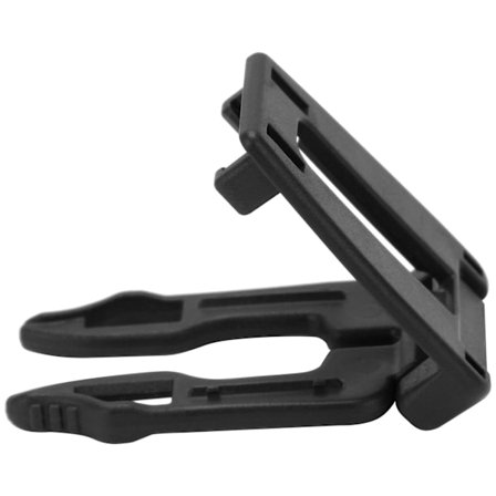 10-pakning Multifunksjonelle MOLLE-vevbåndspenneklips Avtakbare ryggsekkkoblinger Svart