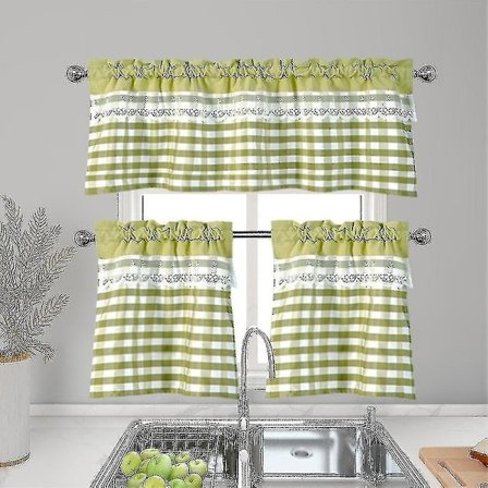 Køkken Gardiner Dekoration Vindue Gardin Luksus Cafe Valance Topper Gardiner A db