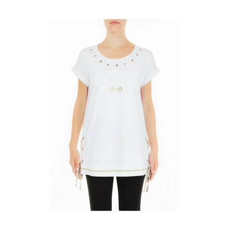 Liu Jo, Ta 1049 F0831 11110 Sweatshirt Wit, Dames, Maat:XS,elastaan